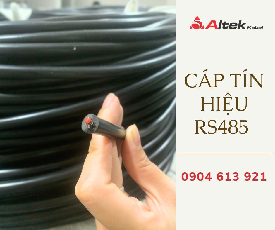 Cáp tín hiệu RS485 vặn xoắn chống nhiễu 18awg , 22 awg, 24 awg